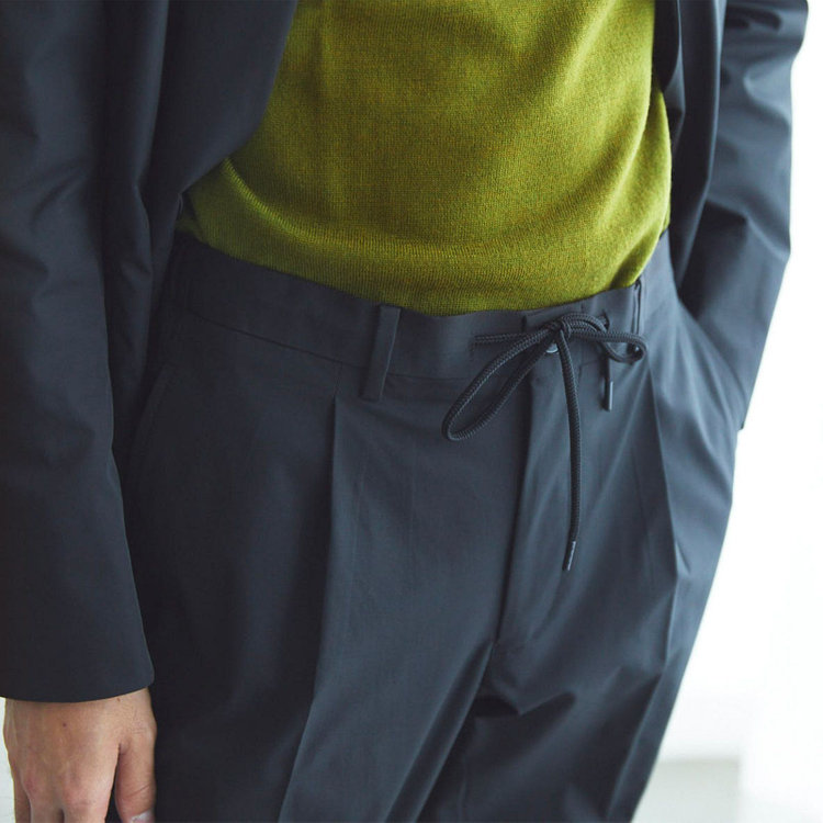 スーツセレクト 【WEB限定/OUTLET】【発送在庫あり】【RBC】【年間】ノーカラー1釦ジャケット/ブラック/LIMONTAEAST fabrics designed in italy/MB×SUIT SELECT ブラック系(黒)