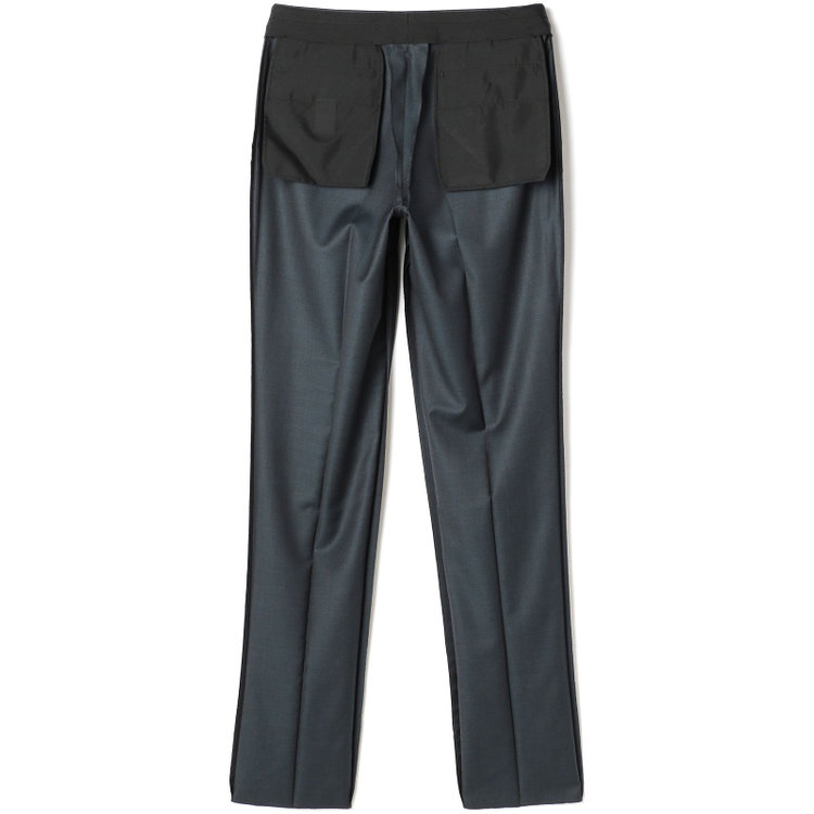 シルバーライン 【CLASSICO TAPERED】【秋冬】2釦シングルスーツ 1タック/ダークグリーン×メランジ調ソリッド/ウエストムーブ/Ermenegildo Zegna Traveller /※裾上げ必要 緑濃色