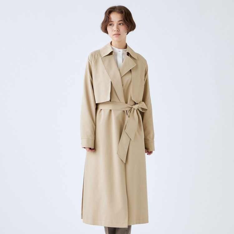 シルバーライン 【SL】【秋冬】デイリー・セレモニー兼用・大人トレンチコート/ベージュ 茶淡色