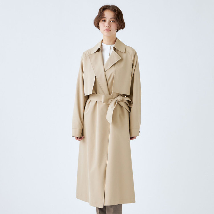 シルバーライン 【SL】【秋冬】デイリー・セレモニー兼用・大人トレンチコート/ベージュ 茶淡色
