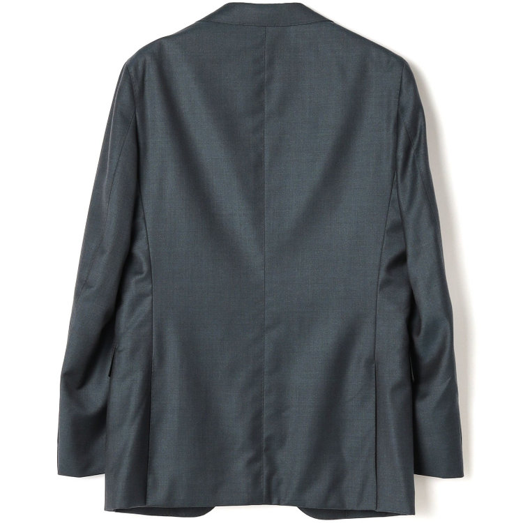 シルバーライン 【CLASSICO TAPERED】【秋冬】2釦シングルスーツ 1タック/ダークグリーン×メランジ調ソリッド/ウエストムーブ/Ermenegildo Zegna Traveller /※裾上げ必要 緑濃色
