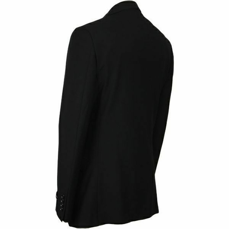 スーツセレクト 【WEB限定/OUTLET】【X】【年間】【フォーマル対応可】 2釦シングルスーツ 0タック/プレミアムブラック×ソリッド+Super100'S ブラック系(黒)