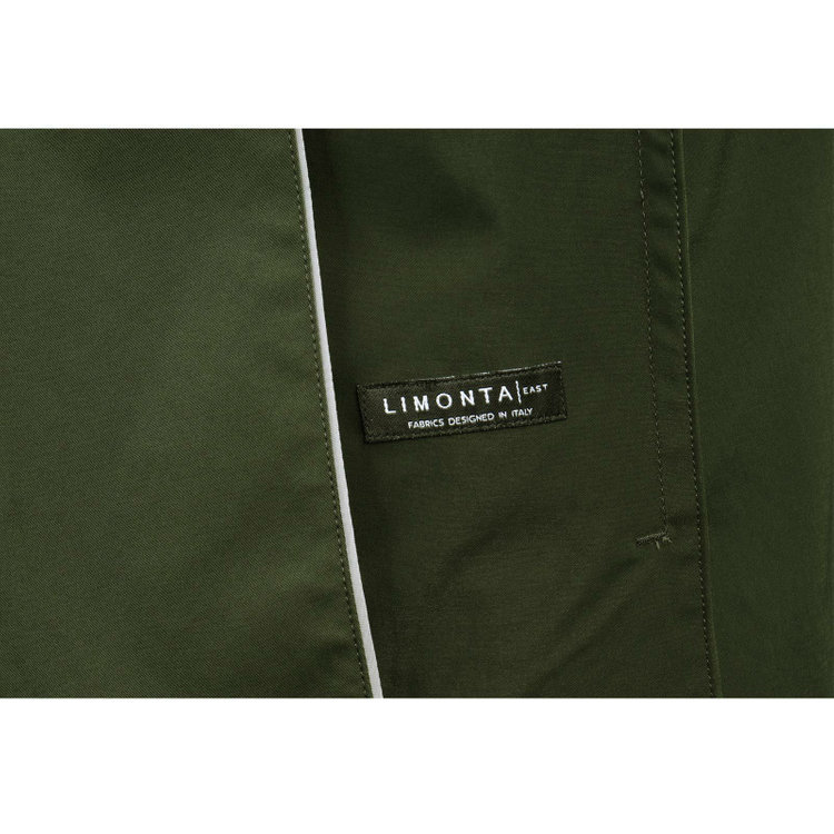 スーツセレクト 【WEB限定/OUTLET】【発送在庫あり】【RBC】【年間】ノーカラー1釦ジャケット/カーキ/LIMONTAEAST fabrics designed in italy/MB×SUIT SELECT カーキ系(濃緑)