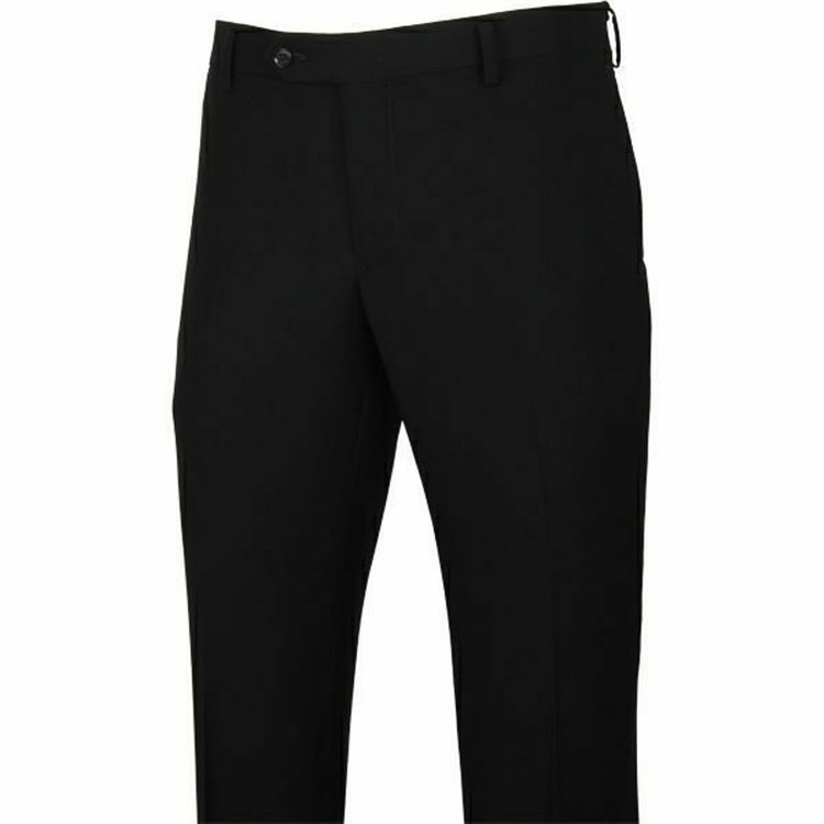 スーツセレクト 【WEB限定/OUTLET】【X】【年間】【フォーマル対応可】 2釦シングルスーツ 0タック/プレミアムブラック×ソリッド+Super100'S ブラック系(黒)