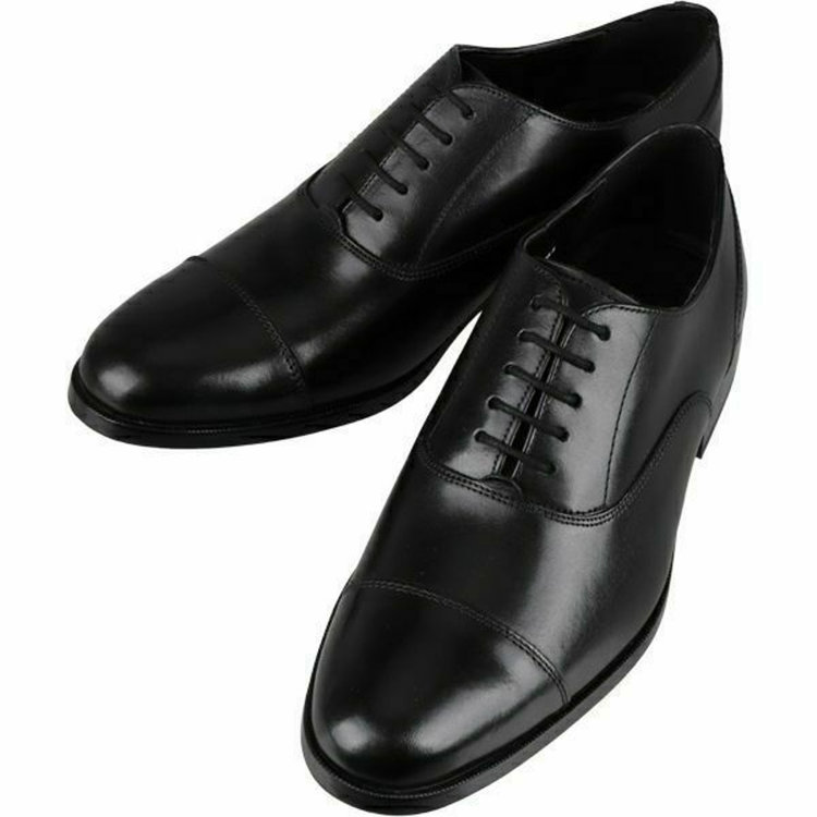 ブラックライン 【BL】ストレートチップドレスシューズ/ブラック/牛革(キップ)/マッケイ製法 ブラック系(黒)