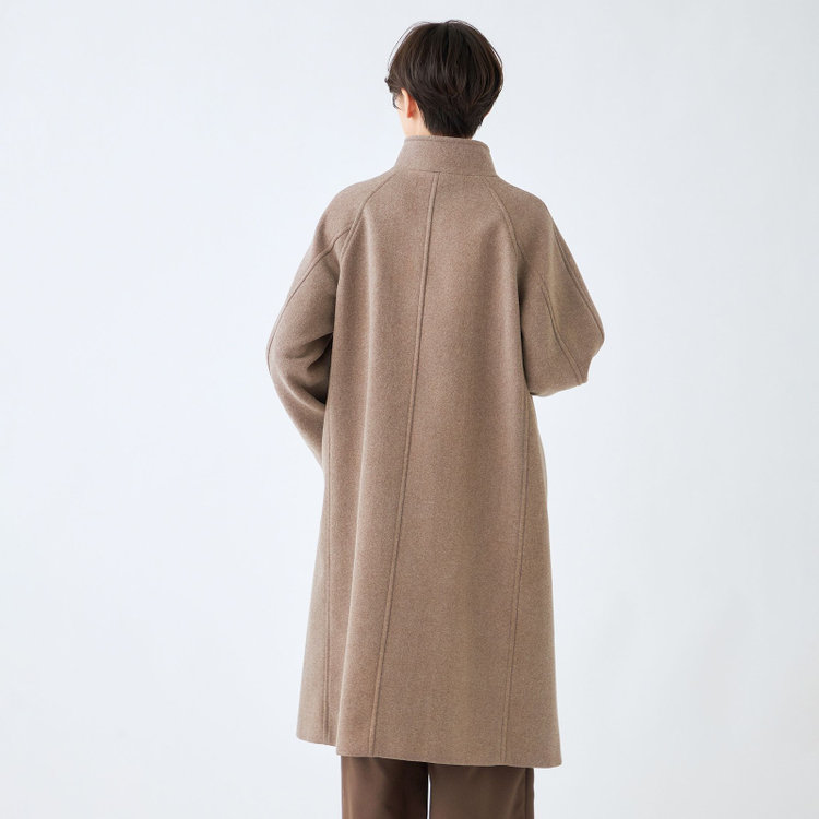 シルバーライン 【SL】スタンドカラーコート/ブラウン 茶中間