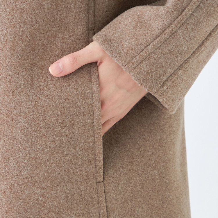 シルバーライン 【SL】スタンドカラーコート/ブラウン 茶中間