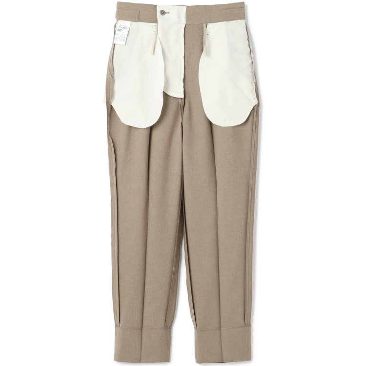 シルバーライン 【SILVER LINE】【【年間】1釦シングルパンツスーツ/ベージュ/ウォッシャブル/Naturemier/※パンツ裾上げ済仕様 茶淡色