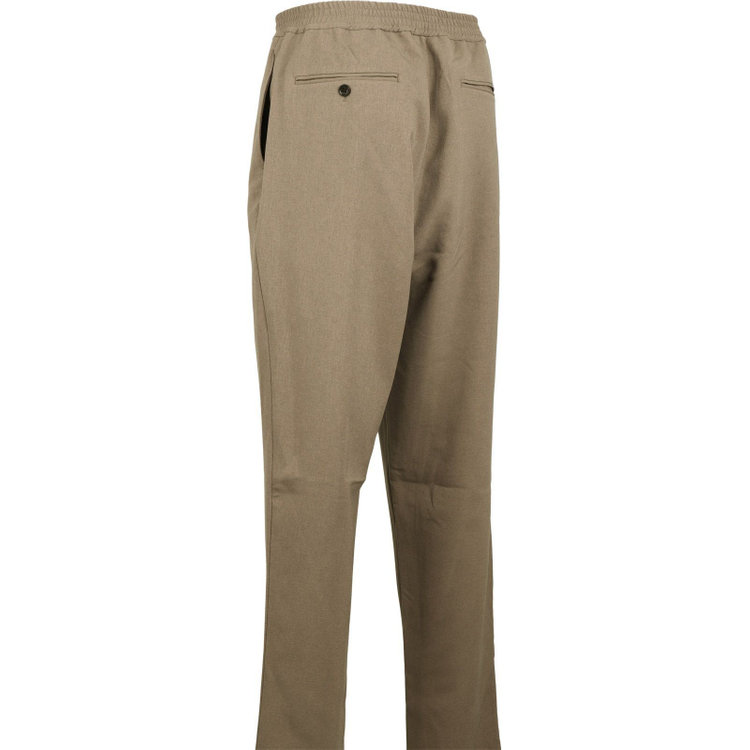 スーツセレクト 【RBC】【秋冬】0タックパンツ/サンドブラウン/ウエストオールシャーリング ブラウン系(茶)