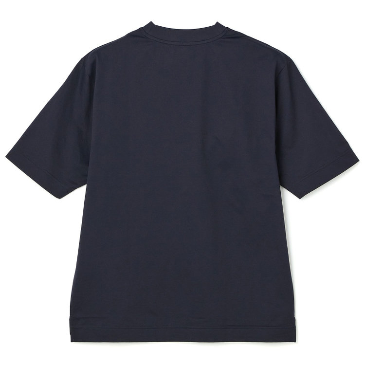 シルバーライン 【SILVER LINE】【半袖】ネイビー / クルーネック/酷暑対策Tシャツ「FREEZETECH 氷撃」冷感PRINT 紺中間