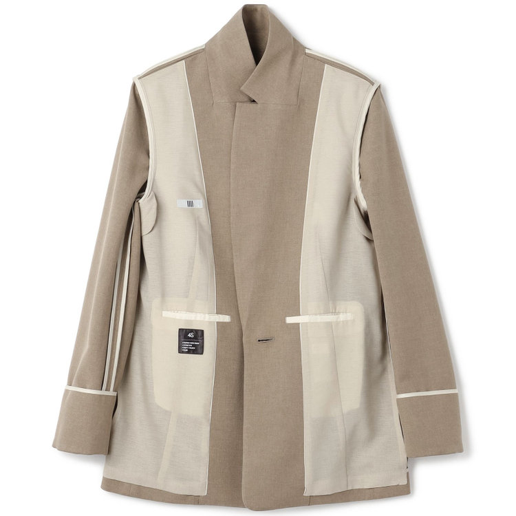 シルバーライン 【SILVER LINE】【【年間】1釦シングルパンツスーツ/ベージュ/ウォッシャブル/Naturemier/※パンツ裾上げ済仕様 茶淡色