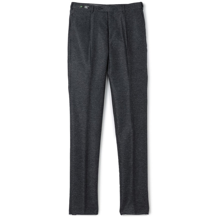 シルバーライン 【RBC】【春夏】ポリエステル1タックテーパードパンツ/ネイビー/ウエストムーブ仕様/4S SUSTAINABILITY&ECOLOGY FABRIC/※裾上げ必要 紺中間