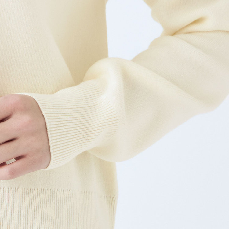 シルバーライン 【SL】【秋冬】ハイネック ニットセーター/ホワイト 白