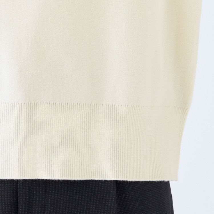 シルバーライン 【SL】【秋冬】ハイネック ニットセーター/ホワイト 白