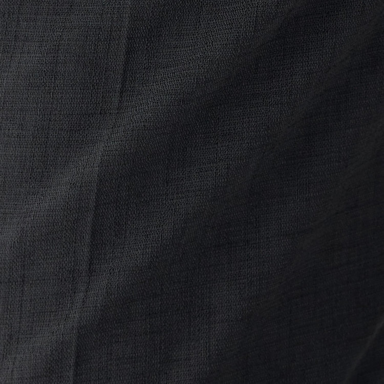 シルバーライン 【RBC】【春夏】ポリエステル1タックテーパードパンツ/ブラック/ウエストムーブ仕様/4S SUSTAINABILITY&ECOLOGY FABRIC/※裾上げ必要 黒