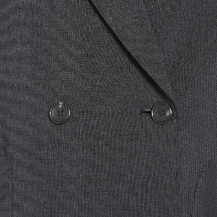 シルバーライン 【SILVER LINE】【春夏】2釦1掛けダブルジャケット/グレー/ウォッシャブル/Naturemier/4S SUSTAINABILITY&ECOLOGY FABRIC グレー濃色