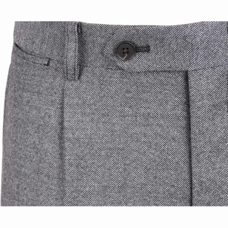 スーツセレクト 【発送在庫あり】【CLASSICO TAPERED】【秋冬】ウール 1タックテーパードパンツ/グレー/NEW ZEALAND WOOL MIX/ウォッシャブル グレー系(灰)