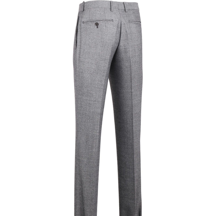 スーツセレクト 【発送在庫あり】【CLASSICO TAPERED】【秋冬】ウール 1タックテーパードパンツ/グレー/NEW ZEALAND WOOL MIX/ウォッシャブル グレー系(灰)