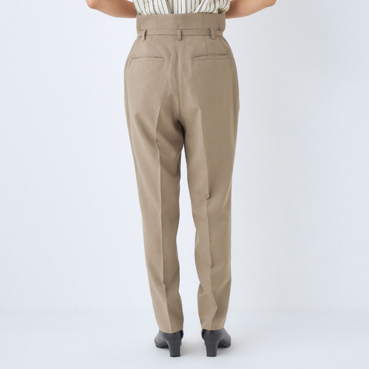 シルバーライン 【SILVER LINE】【【年間】1釦シングルパンツスーツ/ベージュ/ウォッシャブル/Naturemier/※パンツ裾上げ済仕様 茶淡色