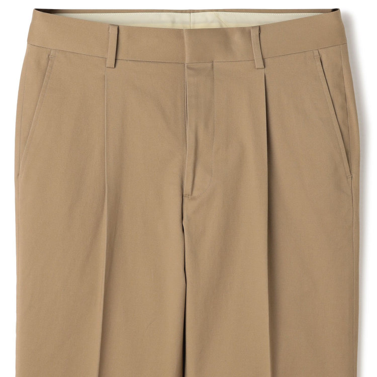 シルバーライン 【CLASSICO STRAIGHT】【年間】1タックテーパードパンツ/ベージュ/※裾上げ必要 その他