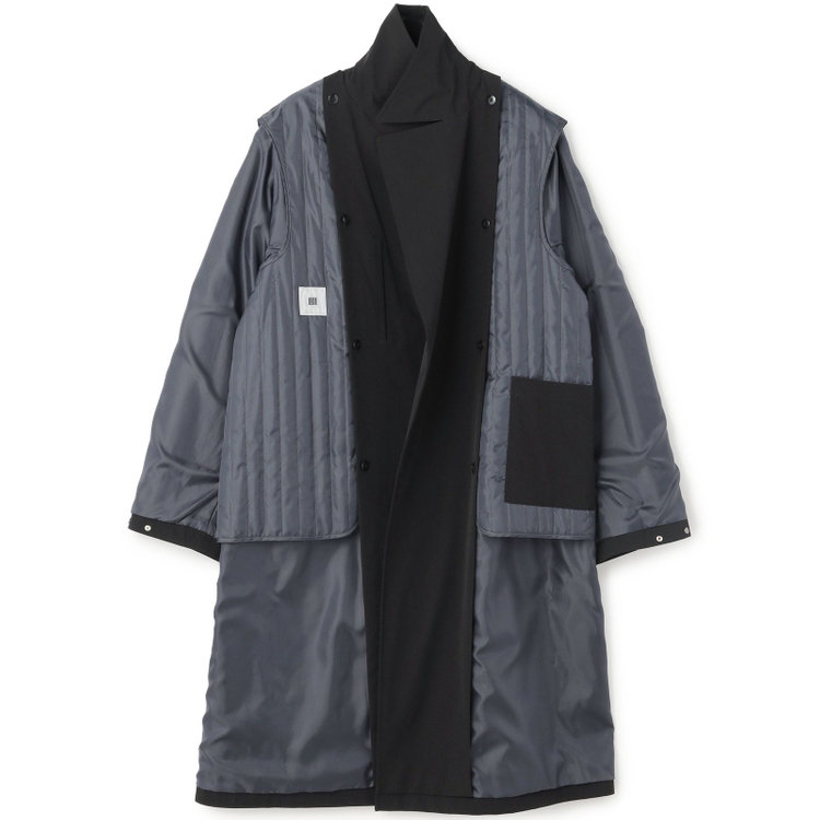 ブラックライン 【SL】2WAYストレッチタイロッケンコート/ブラック/WATERPROOF/パッカブル仕様 ブラック系(黒)