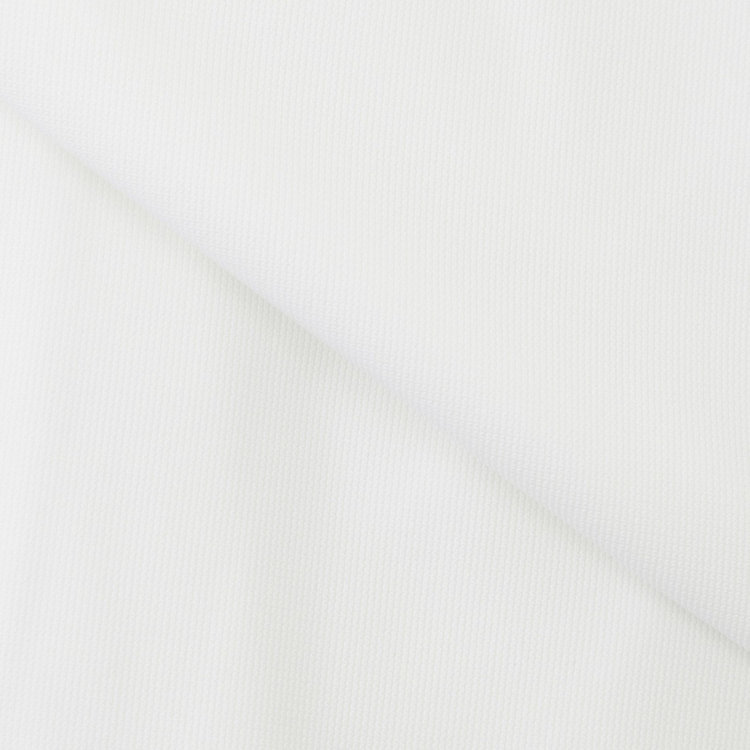 ブラックライン 【発送在庫あり】【WEB限定】【BLACK LINE】ボタンダウンワイシャツ/ホワイト×ドビー/釦・釦付糸：ネイビー/「4S」スーパーノンアイロン・ストレッチ 白