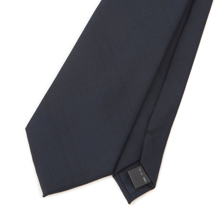 シルバーライン 【SL】ウールチェックネクタイ 8.5cm幅/ネイビー/Ermenegildo Zegna TRAVELLER woven in italy その他