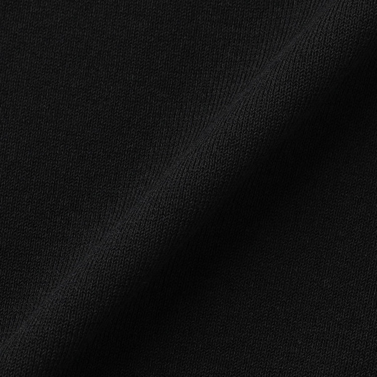 スーツセレクト  【RBC】コットンブレンドモックネックニット/ブラック/マシンウォッシャブル/「UVカット」「接触冷感」 黒