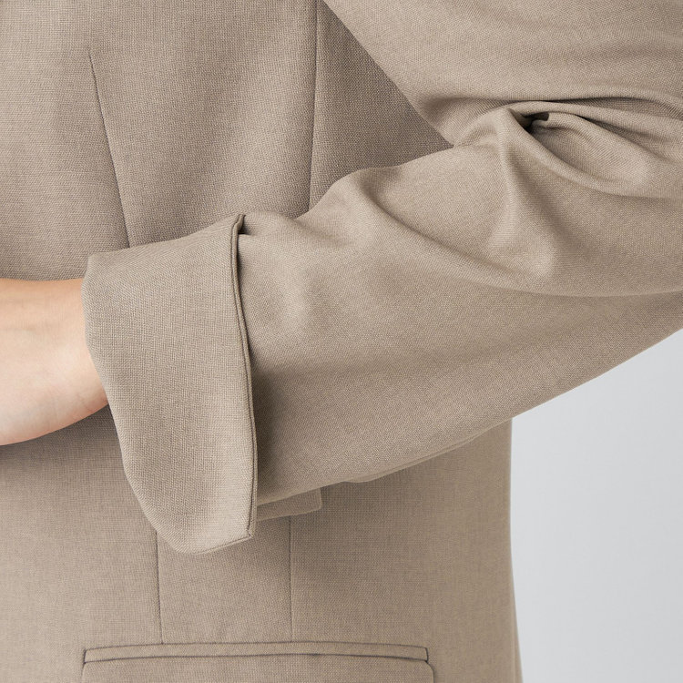 シルバーライン 【SILVER LINE】【【年間】1釦シングルパンツスーツ/ベージュ/ウォッシャブル/Naturemier/※パンツ裾上げ済仕様 茶淡色