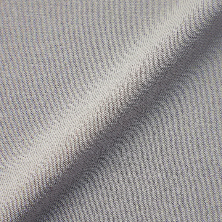 スーツセレクト 【RBC】【5分袖】コットンブレンドクルーネックニット/グレー/マシンウォッシャブル グレー淡色