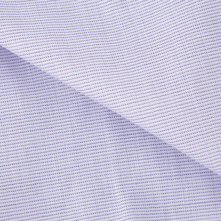 シルバーライン 【SILVER LINE】【形態安定】ホリゾンタルワイドワイシャツ/パープル×ドビー 紫淡色