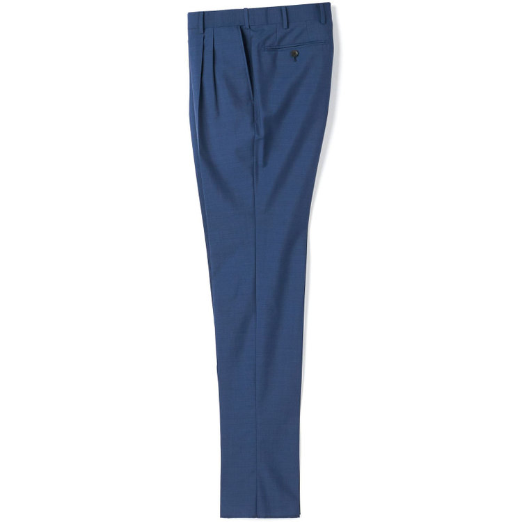 シルバーライン 【CLASSICO TAPERED】【春夏】6釦2掛けダブルスーツ 2タック/ネイビー/MARZOTTO/※裾上げ必要 青中間