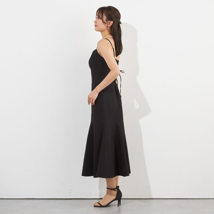 サマンサ 【SUIT SELECT×Samantha Thavasa】【年間】レースアップマーメイドキャミワンピ/ブラック 黒