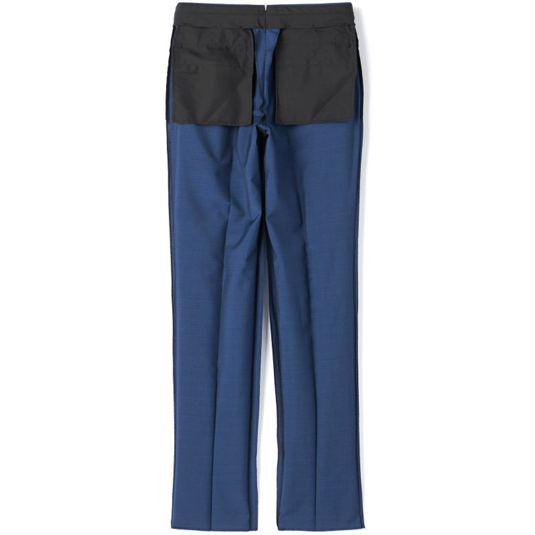 シルバーライン 【CLASSICO TAPERED】【春夏】6釦2掛けダブルスーツ 2タック/ネイビー/MARZOTTO/※裾上げ必要 青中間