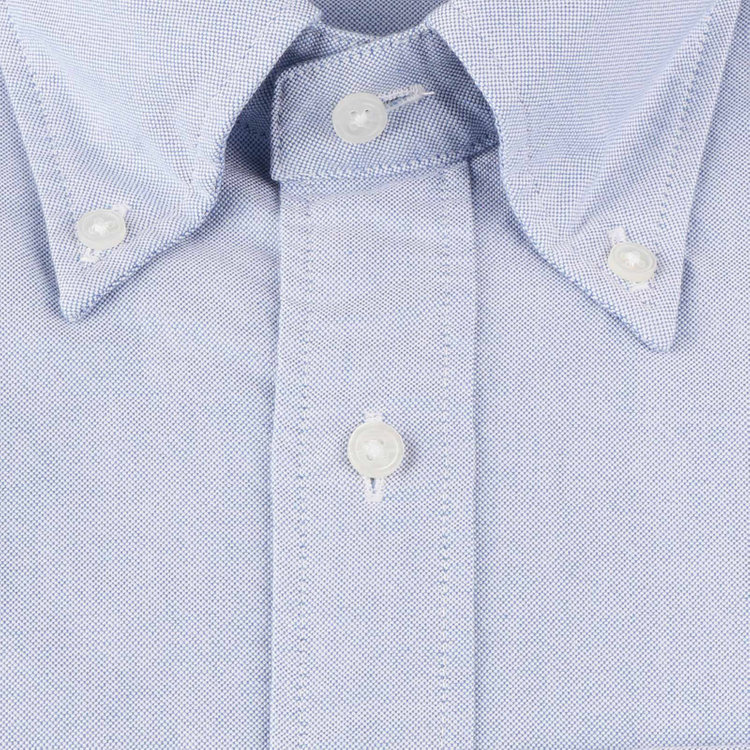 シルバーライン 【CLASSICO TAPERED】ボタンダウンドレスワイシャツ/ブルー 青濃色