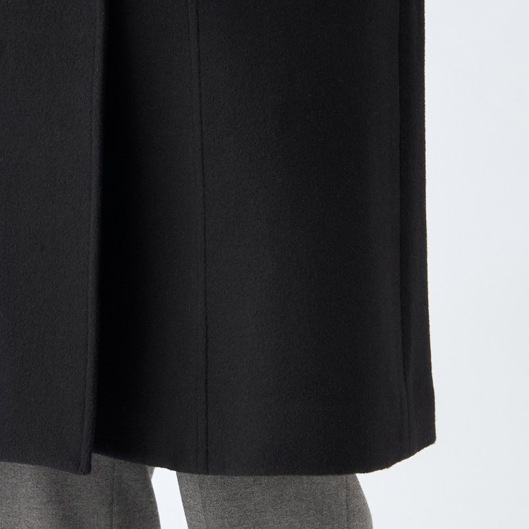 シルバーライン 【SL】ウールスタンドカラーベルテッドコート/ブラック 黒