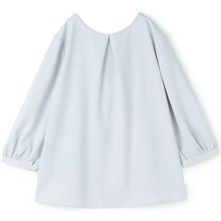 シルバーライン 【SILVER LINE/7分袖】前後2WAYクルーネックプルオーバー/グレー/「ウォッシャブル可能」「2WAYストレッチ」「防シワ」「UV加工」「接触冷感」 グレー淡色