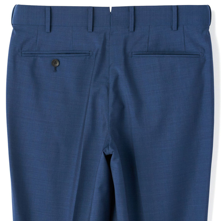 シルバーライン 【CLASSICO TAPERED】【春夏】6釦2掛けダブルスーツ 2タック/ネイビー/MARZOTTO/※裾上げ必要 青中間
