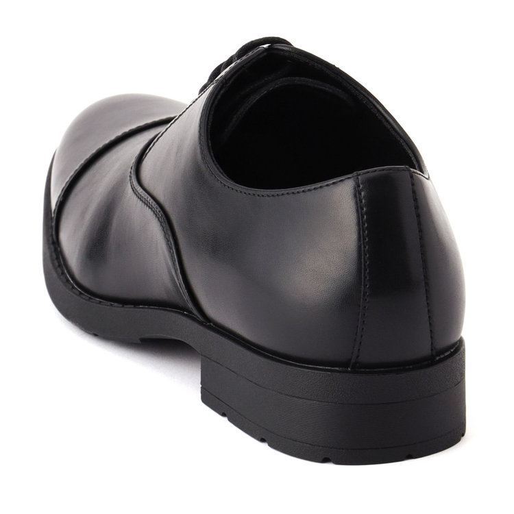 スーツセレクト ストレートチップドレスシューズ/ブラック/革/セメント製法 黒