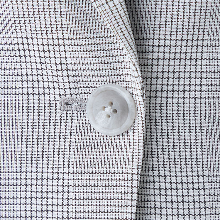 シルバーライン 【SL】【年間】1釦ジャケット/グレー×チェック/ウォッシャブル グレー中間