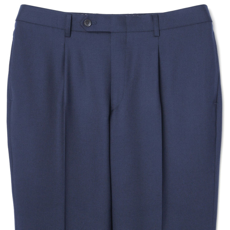 シルバーライン 【CLASSICO TAPERED】【秋冬】2釦シングルスーツ 1タック/ネイビー/super extra fine merino wool Raymond/※裾上げ必要 紺中間