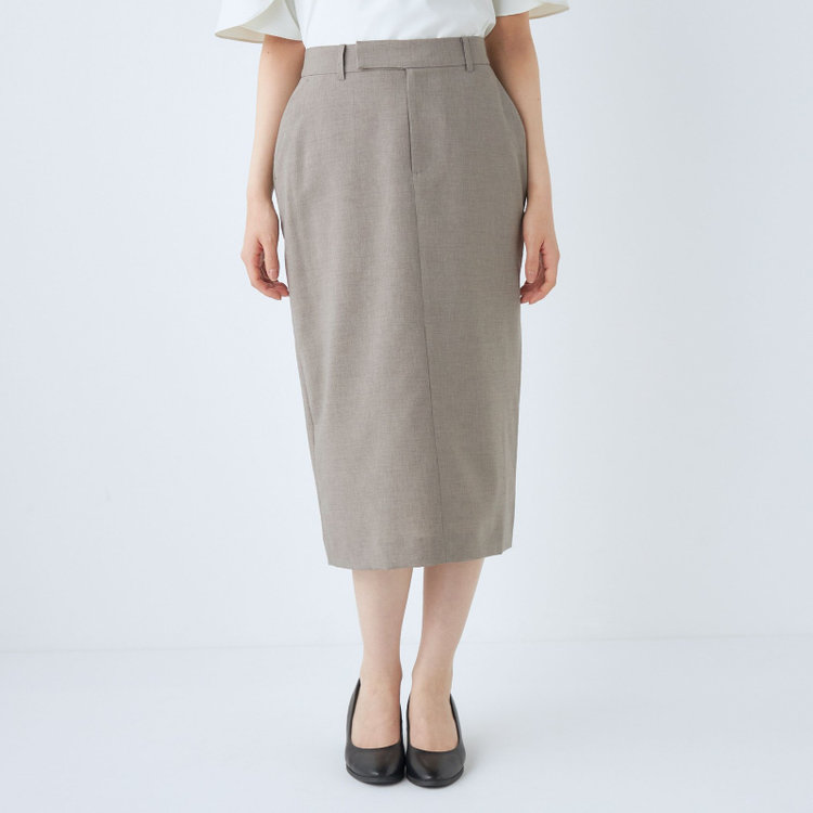 シルバーライン 【SL】【年間】2釦シングルスカートスーツ/グレー/ウォッシャブル/Naturemier グレー中間