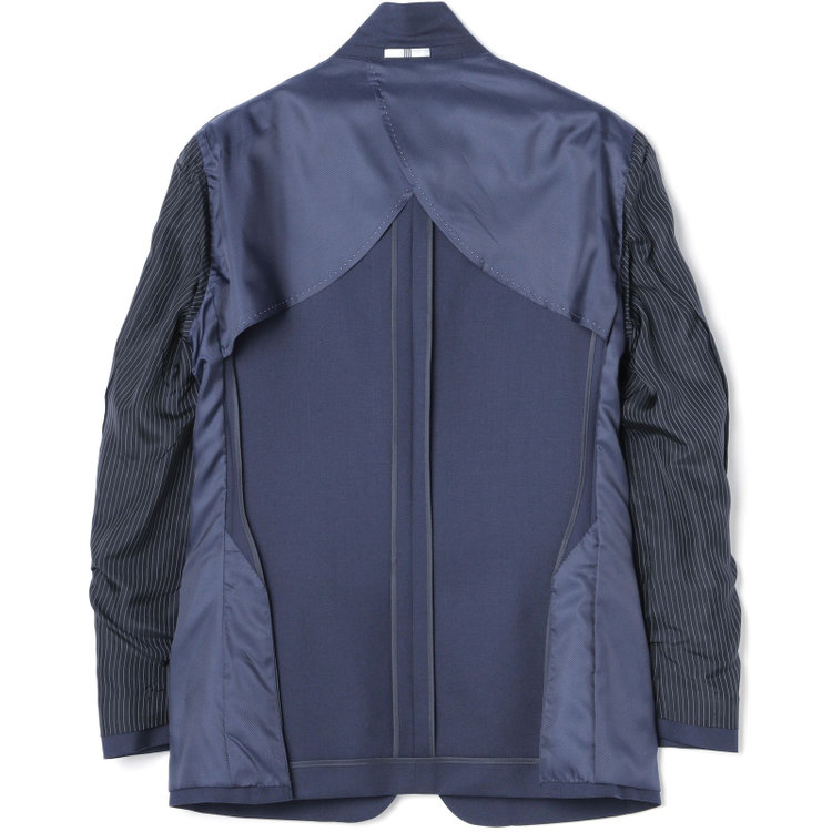 シルバーライン 【CLASSICO TAPERED】【秋冬】2釦シングルスーツ 1タック/ネイビー/super extra fine merino wool Raymond/※裾上げ必要 紺中間