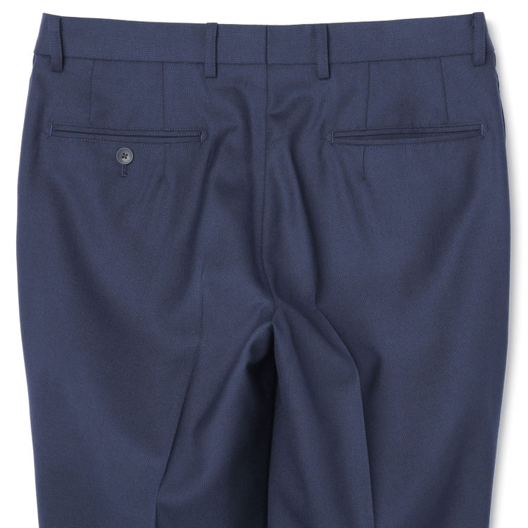 シルバーライン 【CLASSICO TAPERED】【秋冬】2釦シングルスーツ 1タック/ネイビー/super extra fine merino wool Raymond/※裾上げ必要 紺中間