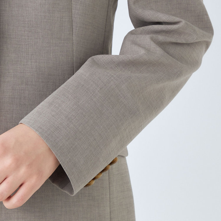 シルバーライン 【SL】【年間】2釦シングルスカートスーツ/グレー/ウォッシャブル/Naturemier グレー中間