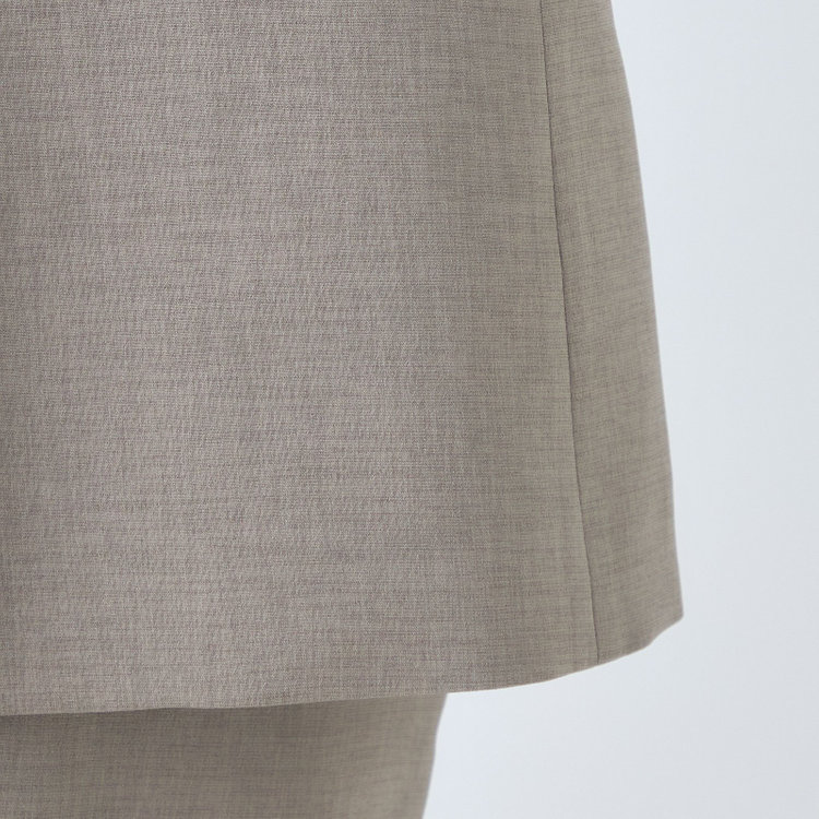 シルバーライン 【SL】【年間】2釦シングルスカートスーツ/グレー/ウォッシャブル/Naturemier グレー中間