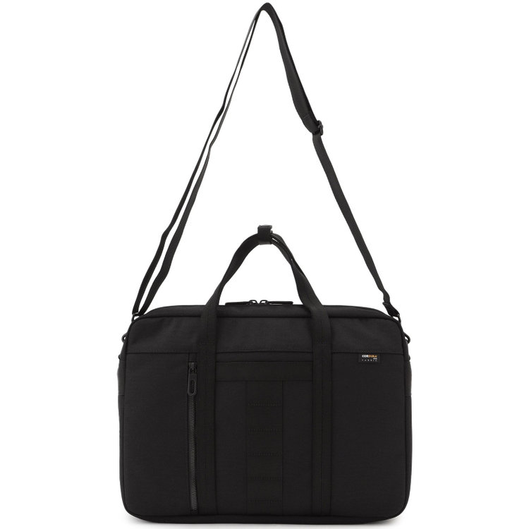 シルバーライン ブリーフケース/ブラック/CORDURAショルダーストラップ付き 黒