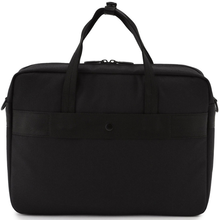 シルバーライン ブリーフケース/ブラック/CORDURAショルダーストラップ付き 黒