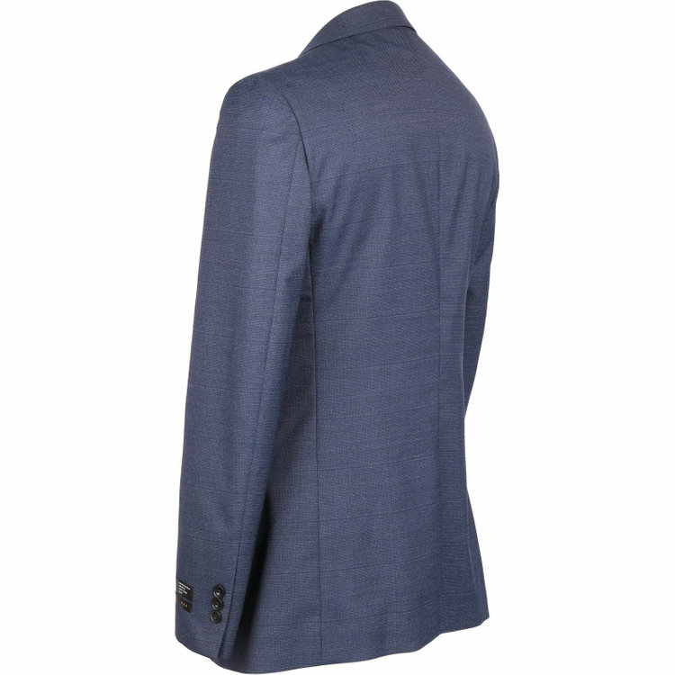 スーツセレクト 【WEB限定/OUTLET】【SLIM TAPERED_2】【秋冬】コーディネートパンツ付き/2釦シングルスーツ 0タック/ネイビー×ウィンドペン+グレーソリッドパンツ/4S ネイビー系(紺)