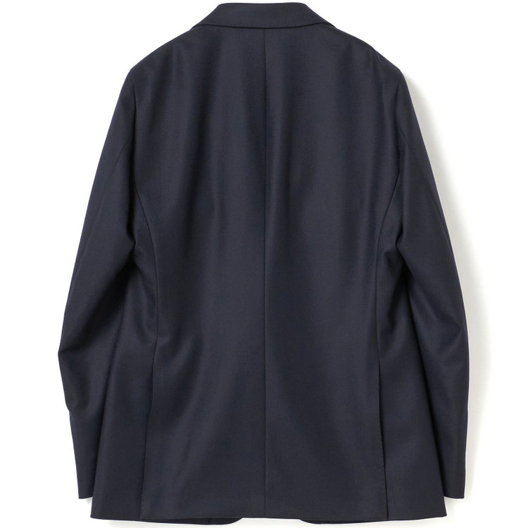 シルバーライン 【CLASSICO TAPERED】【秋冬】3釦段返りジャケット/ネイビー/パッチポケット/NEW ZEALAND WOOL SUPER170'S 紺中間